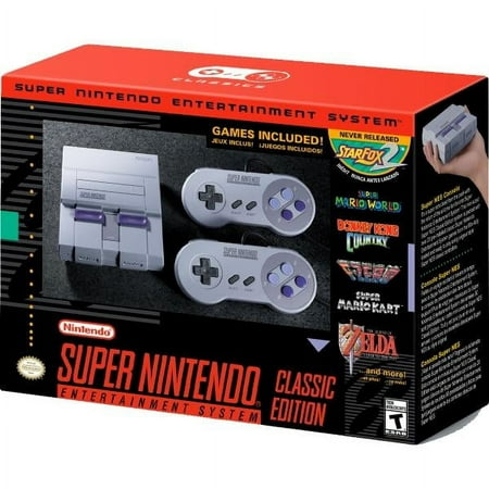 Super Nintendo Entertainment System SNES Classic Mini - NTSC Edition Retro System