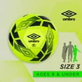 thumbnail image 4 of Umbro Ceramica 2.0 Size 3 Youth and Beginner Soccer Ball, Yellow, 4 of 7