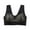 Black, variant on Bras for Women Plus Size Push up Front Close Comfy Bras Lounge Bras Full Coverage Wrap Comfortable(Pink,7XL)
