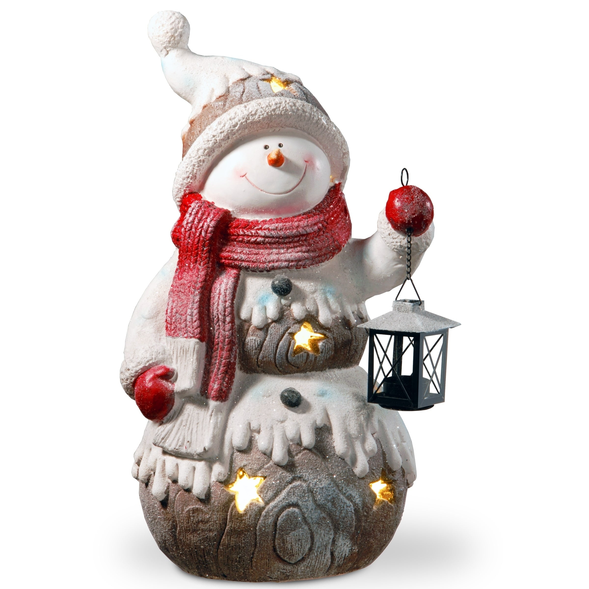 National Tree 21 inch Lighted Snowman Décor Piece