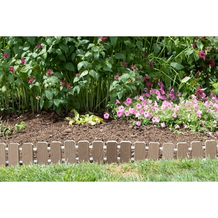 Furniture Barn USA™ Garden Edging - Evergrain® Composite No Dig Roll Up Flower Bed (Best Way To Dig Up Lawn)