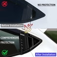 thumbnail image 2 of Rear Side Window Louver for Honda HRV 2016-2022 Air Vent Scoop Shades Cover, 2 of 7