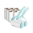 thumbnail image 1 of Kit multifuncional quita pelusa y pelo removedor para mascotas ergonómico Belug Azul blanco, 1 of 5