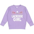 thumbnail image 2 of Inktastic Lacrosse Girl Toddler Sweatshirt, 2 of 4