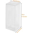 thumbnail image 2 of 26 Pcs Clear Plastic PVC Box Transparent Gift Boxes Candy Boxes Cube Packing Boxes for Cupcake Cookies Chocolate Wedding Favors Boxes Birthday Cake Box Christmas Presents Gift Box, 2 of 7