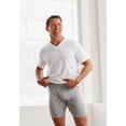 thumbnail image 3 of KingSize Men's Big & Tall Cotton V-Neck Undershirt 3-Pack, 3 of 4