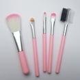 thumbnail image 3 of Pincel de maquillaje, pincel rosa para sombras de ojos, pincel para labios, pincel para rubor, pincel para pestañas, pincel de maquillaje, herramientas de belleza, 3 of 6