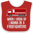 thumbnail image 3 of Inktastic Future Firefighter Boys Fire Truck Boys or Girls Baby Bib, 3 of 4