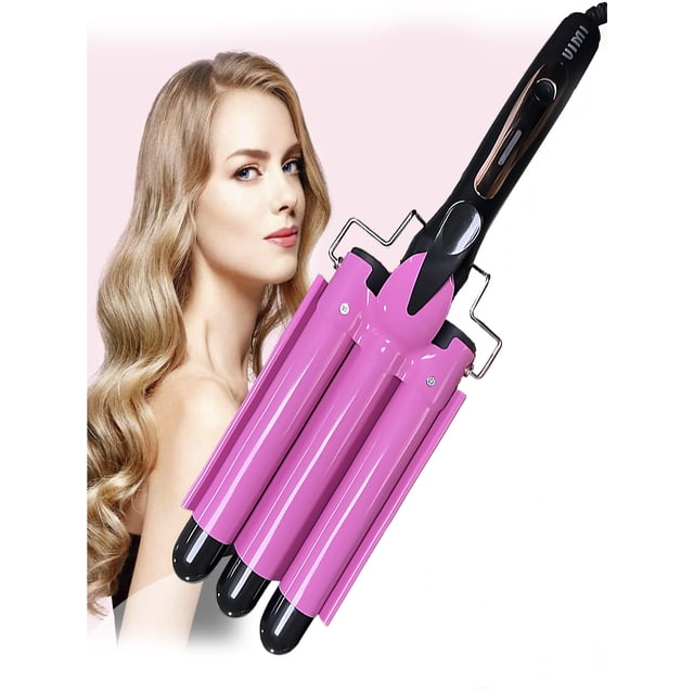 Rizador De Cabello De Triple Tubo De Cerámica Peinado Automático
