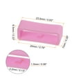 thumbnail image 2 of Uxcell 6pack Watch Strap Loop Fastener Rings 20mm Rubber Watch Holder Keeper Pink, 2 of 6