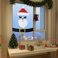 thumbnail image 3 of Mosey 1 Set Christmas Door Sticker Felt Cloth Santa Snowman Elk Pattern Background Sticker for Home Feative Decoration, 3 of 8