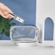 thumbnail image 3 of SZTXJ Transparent Toiletry Bag, Travel Kit, Waterproof Travel Case Cosmetic Bag for Men and Women, Airplane Toiletry Bag, Carry Bag - Blue, 2 Pieces, 3 of 5