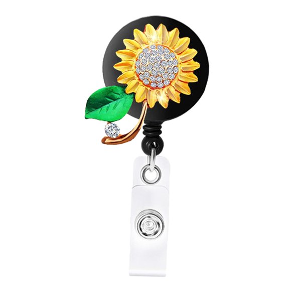 Esquirla Retractable Holder Cute Name Card Holder for Nurse Work Card Employees B