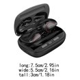 thumbnail image 2 of Auriculares de conducción ósea Inteprter con compatibilidad Bluetooth caja de carga gancho para la oreja negro, 2 of 6