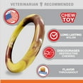 thumbnail image 3 of Nylabone Power Chew Flavor Frenzy Ring Dog Chew Toy Bacon Cheeseburger Large (1 Count), 3 of 13
