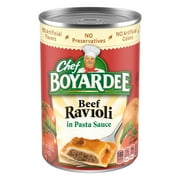 Chef Boyardee Beef Ravioli in Tomato Sauce, Microwave Pasta, 40 oz