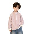 thumbnail image 2 of YOUYEDIAN Boys Sweatshirts Fall Winter Fashion 1/4 Zip up Mock Neck Fleece Pullover Tops, 2 of 4
