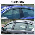 thumbnail image 3 of Window Vent Shades For 2018-2022 Honda Accord JDM Window Visor Chrome Trim Rain Guards Deflector, 3 of 3