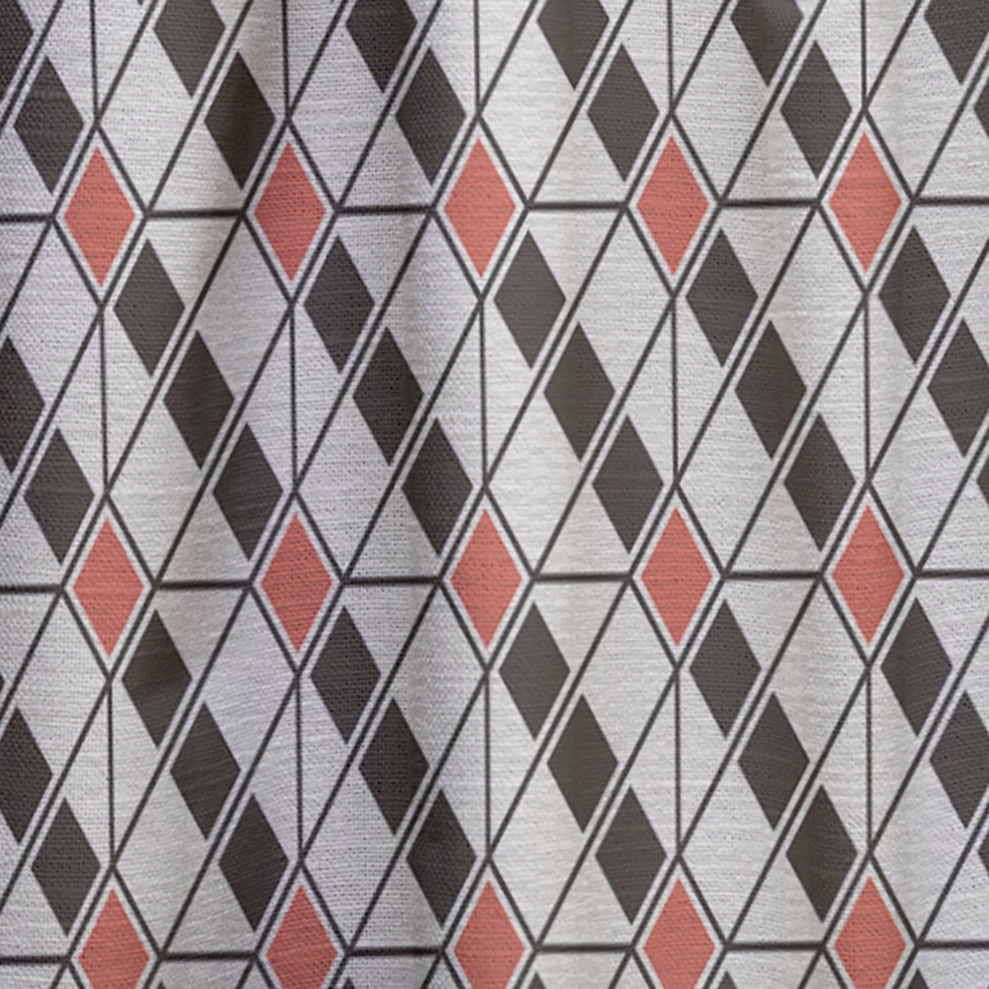 Designart 'Abstract Retro Pattern Design IV' Mid-Century Modern Curtain Panel