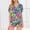 Multicolor #5, variant on Womens Sleepwear Summer Hearts Print Breathable Pajama Sets Casual Collared Short Sleeve Sleepwear with Shorts Summer Pjs for Women