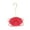 Red, variant on Small Hummingbird Feeder,Hummingbird Feeder,Ant and Bee Proof,Feeders for Outdoors Hanging,Easy to Clean and Refill,Hanging Flower Shaped Hooked(Blue 8*8in)from ANMUYUM