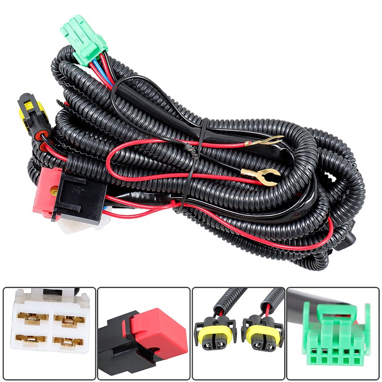 2pcs Fog Driving Light Lamp Bulb Assembly Fit for 2011-2017 Toyota Sienna, Front Left & Right