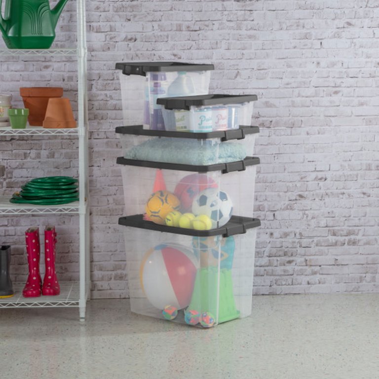 【新品】RAIN OR SHINE SOFT CONTANER L 40L Sterilite 40 Qt Clear Plastic Under Bed Storage Container