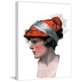 thumbnail image 2 of "Woman's Profile" Painting Print on Wrapped Canvas, 2 of 7