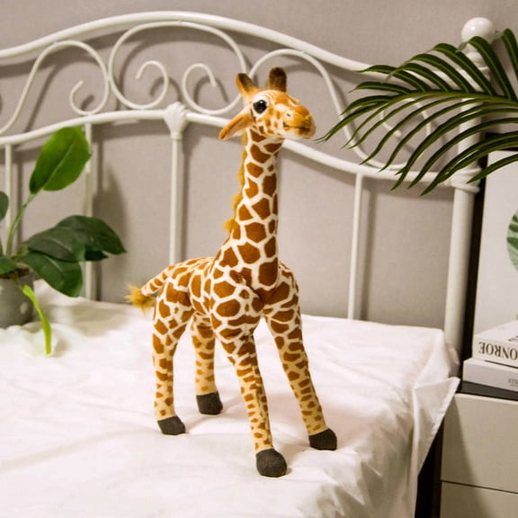 1pc 40CM Cute Simulation Giraffe Plush Toys Kids Baby Lovely Real Life Animal Dolls Children's Room Decoration Birthday Gifts