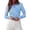 Blue, variant on Women's Mesh Long Sleeve Embroidered Floral Tops Fall Blouses,Slim Fitted, 3D Flower, Double Lined, Dressy Casual Spring Shirts, Going Out Holiday Party Outfits, Trendy Travel Clothes