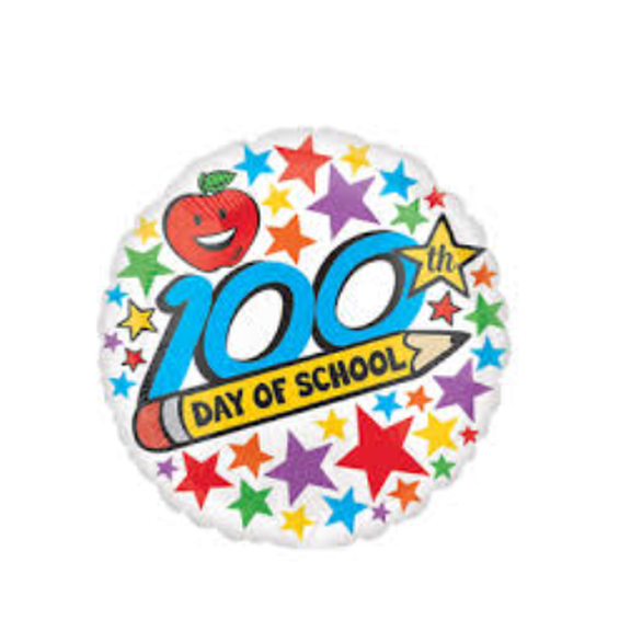 Anagram 100th Day of School Balloon (17 in)