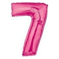 thumbnail image 2 of 40 inch Number 7 - Pink Megaloon Betallic Foil Mylar Balloon - Party Supplies Decorations, 2 of 2