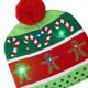 thumbnail image 2 of Niños Adultos Luz LED Navidad Hombres Árbol Copo de nieve Sombrero Lámparas de colores Luminoso Gorra de regalos de Navidad Monstrate JR0873-02, 2 of 5