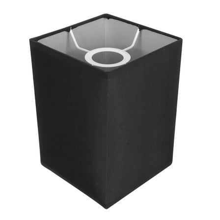 Niceauty Small Square Lamp Shades Black 1Pcs 7.9x5.5in