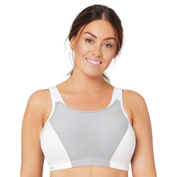 Glamorise Full Figure Plus Size Adjustable Wirefree Sport Bra 1166