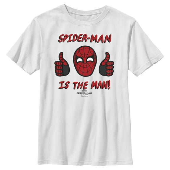 Boy's Marvel Spider-Man: No Way Home The Man  Graphic Tee White X Small