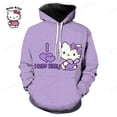 thumbnail image 1 of Sudadera con capucha de Hello Kitty con estampado 3D para hombre y mujer, sudaderas de moda, ropa de calle, 1 of 1