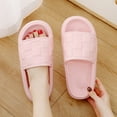 thumbnail image 4 of ibiyuan Slippers for Women Indoor Jelly Slides for Women Non Open Toe Womens Flat Sandals Soft Womens Beach Shoes for Summer Beach, 4 of 5