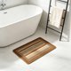 thumbnail image 5 of Alfombrilla antideslizante para baño, absorbente, con patrón decorativo, lavable a máquina, de 60x40 cm para baño, dormitorio, entrada., 5 of 6