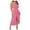 Hot Pink, variant on Eyelet Dresses for Women 2025 One Shoulder Twist Front Split Midi Dress Fashion Summer Bodycon Sexy Dress (S, Pink)