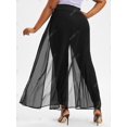 thumbnail image 4 of Pantalones Talla Extra Chifón y Hebilla Rosegal Pantalones de talla grande, 4 of 5