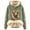 Light Green, variant on Casual Pullover Hoodie with Cozy Lined Warmth featuring Playful Cow Print for Everyday Comfort and Fashionable Relaxed Style Red M