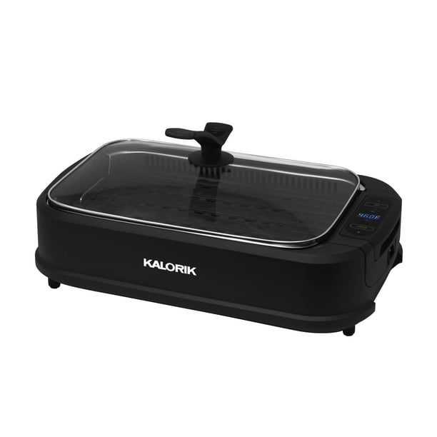 Kalorik Indoor Smokeless Grill, Black