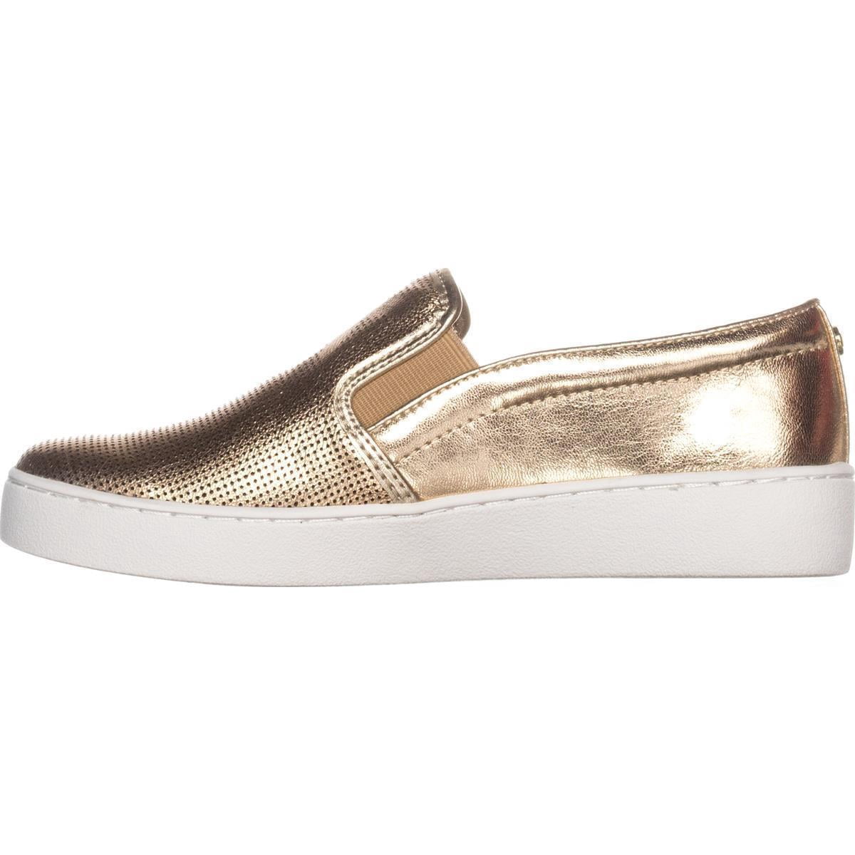 michael kors gold slip on sneakers