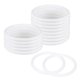 thumbnail image 1 of Uxcell 15-Pack Aros para Atrapasueños, Aros Redondos de Plástico de 3.8 Pulgadas para Macramé Floral para DIY de Corona de Boda Blanca 0.31 Pulgadas, 1 of 6