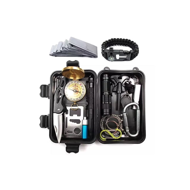 Kit de herramientas de supervivencia para acampar