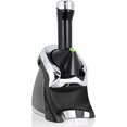 thumbnail image 3 of Deluxe Vegan Fruit Soft Serve Maker - Black, 200W with 75 Recipes, 3 of 6
