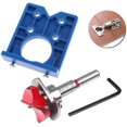 thumbnail image 1 of 35MM Hinge Jig Sets Concealed Hinge Forstner Drill Bit Sets Drilling Locating Guide Tools for Cabinet Hinges, 1 of 5