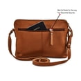 thumbnail image 4 of Bolso bandolera Wise Owl Accessories de cuero pequeño para mujer, 4 of 6