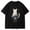 Black B, variant on Men's Black Short Sleeve Crew Neck T-Shirt, Asian Mountain Sunset Graphic Tee, Casual Summer Travel Top